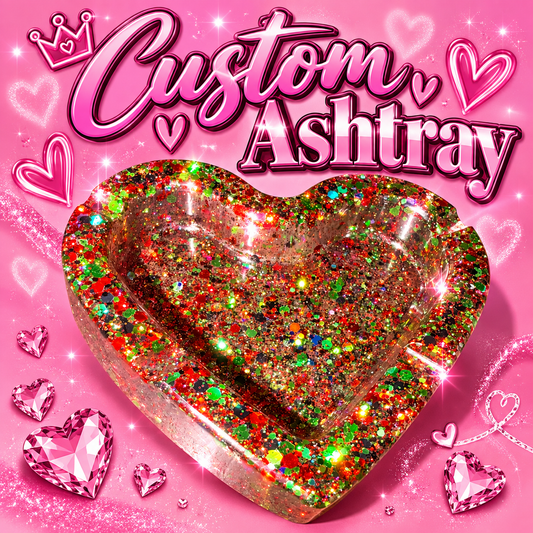 Custom Heart Shaped Ashtray